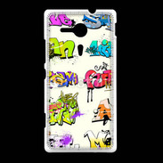 Coque Sony Xpéria SP Graffiti wall vector urban art