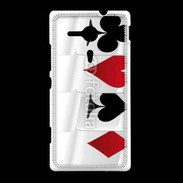 Coque Sony Xpéria SP Carte de poker 2