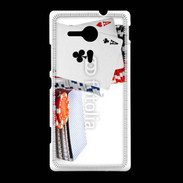 Coque Sony Xpéria SP Paire d'as au poker 5