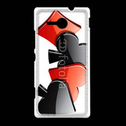 Coque Sony Xpéria SP Carte à jouer 