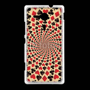 Coque Sony Xpéria SP Spirale symboles de carte