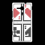 Coque Sony Xpéria SP Pixel card