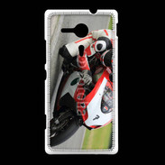 Coque Sony Xpéria SP Moto sur circuit