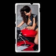 Coque Sony Xpéria SP Moto Sexy 2