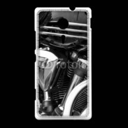 Coque Sony Xpéria SP Moto et chrome