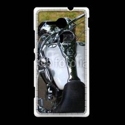 Coque Sony Xpéria SP Moto chromée