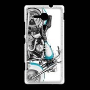 Coque Sony Xpéria SP Vintage moto Harley