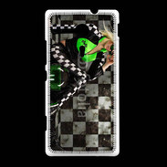 Coque Sony Xpéria SP Femme sexy moto 4