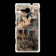 Coque Sony Xpéria SP Moto cross dans la boue 15