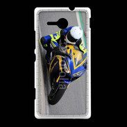 Coque Sony Xpéria SP Moto sur circuit 600