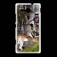 Coque Sony Xpéria SP motocross with waterfall