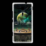 Coque Sony Xpéria SP Planète Alien