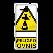 Coque Sony Xpéria SP Warning Ovni
