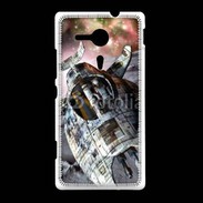 Coque Sony Xpéria SP Vaisseau spatial sur la lune
