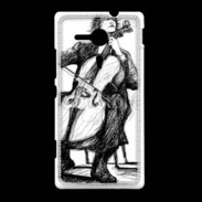 Coque Sony Xpéria SP Violonceliste