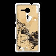 Coque Sony Xpéria SP Illustration trompettiste 