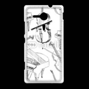 Coque Sony Xpéria SP Instruments de musique en dessin 90
