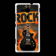 Coque Sony Xpéria SP Festival de rock orange