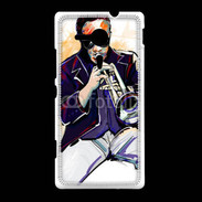 Coque Sony Xpéria SP Trompettiste en dessin 65