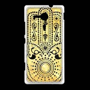 Coque Sony Xpéria SP Islam noir et jaune 25
