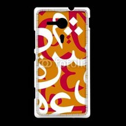 Coque Sony Xpéria SP Paterne de lettres Arabes 140
