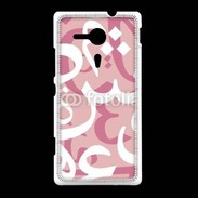 Coque Sony Xpéria SP Paterne de lettres Arabes 160