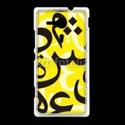 Coque Sony Xpéria SP Paterne de lettres Arabes 170