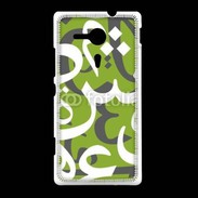 Coque Sony Xpéria SP Paterne de lettres Arabes 180