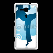 Coque Sony Xpéria SP Karaté féminin