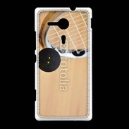 Coque Sony Xpéria SP Squash raquette et balle
