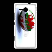 Coque Sony Xpéria SP Ballon de rugby Pays de Galles