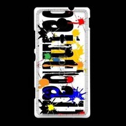 Coque Sony Xpéria SP Paintball logo 1