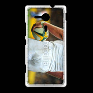 Coque Sony Xpéria SP Rugbyman avec ballon