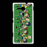 Coque Sony Xpéria SP Cartoon rugby 1