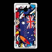 Coque Sony Xpéria SP Graffiti Australie rugby
