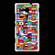 Coque Sony Xpéria SP Drapeaux équipes du monde