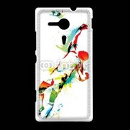 Coque Sony Xpéria SP Gardien de football en couleurs 500