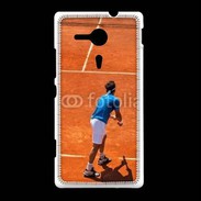 Coque Sony Xpéria SP Match de tennis sur terre battue : service