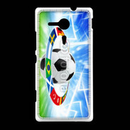 Coque Sony Xpéria SP Soccer ball, national team flags