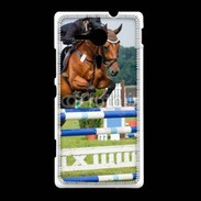 Coque Sony Xpéria SP Saut d'obstacle 502