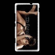 Coque Sony Xpéria SP Brune sexy