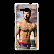 Coque Sony Xpéria SP Brun ténébreux 1