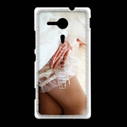 Coque Sony Xpéria SP Mariée lingerie sexy et glamour