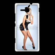 Coque Sony Xpéria SP Femme sexy lapin