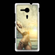Coque Sony Xpéria SP Femme sexy à la plage 10