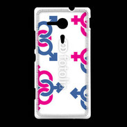 Coque Sony Xpéria SP Symboles homme femme