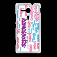 Coque Sony Xpéria SP Nuage de mots sexy 3