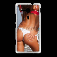 Coque Sony Xpéria SP Femme de rêve à la plage