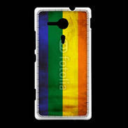 Coque Sony Xpéria SP Drapeau gay vintage