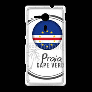Coque Sony Xpéria SP Logo Cap Vert